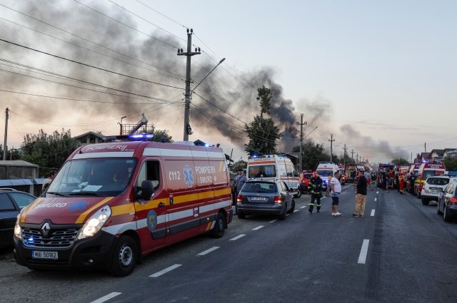 В Румынии после взрыва на АЗС скончалась женщина с 95% ожогов тела