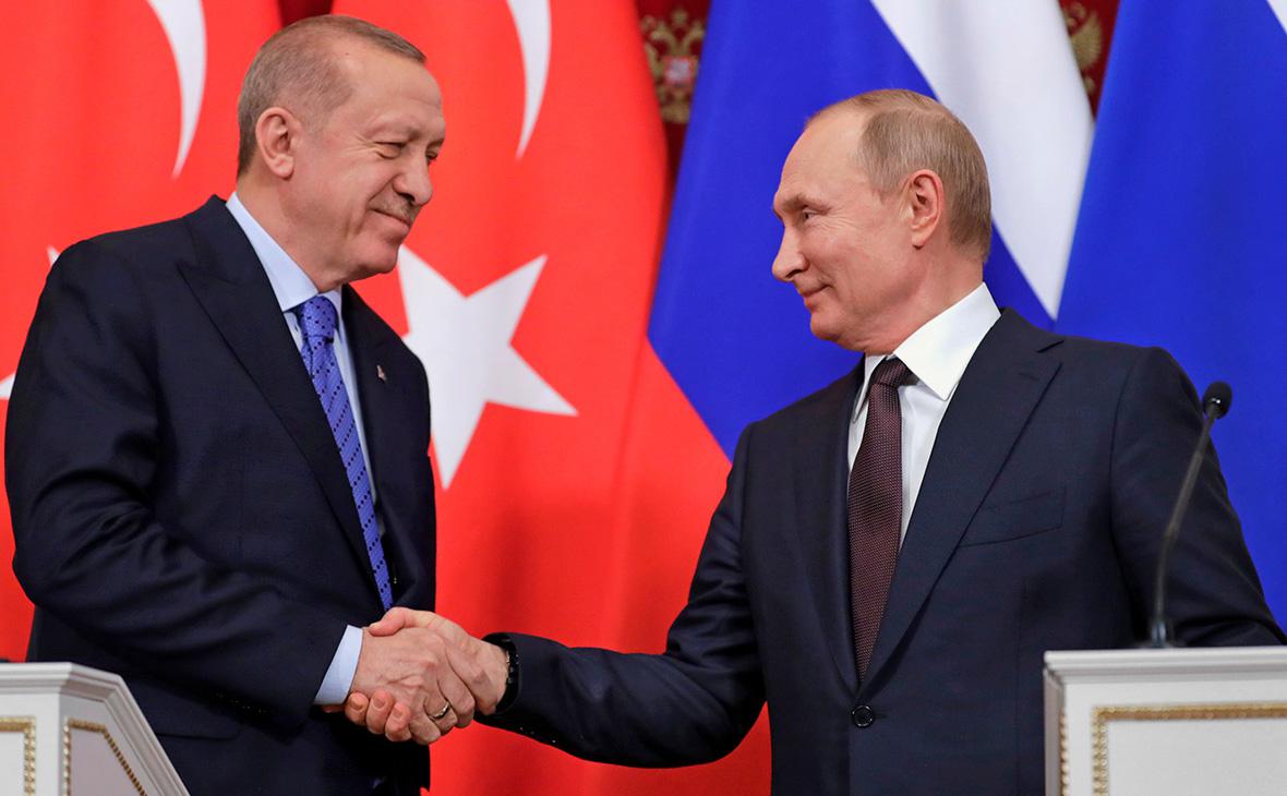 Bloomberg назвал дату встречи Путина и Эрдогана в России