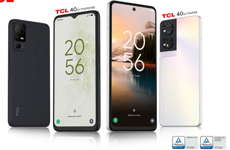 TCL представила смартфоны TCL 40 NxtPaper и 40 NxtPaper 5G — их дисплеи похожи на электронную бумагу