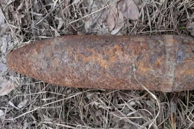 В Смоленске ребенок нашел на улице немецкую гранату и принес ее в школу