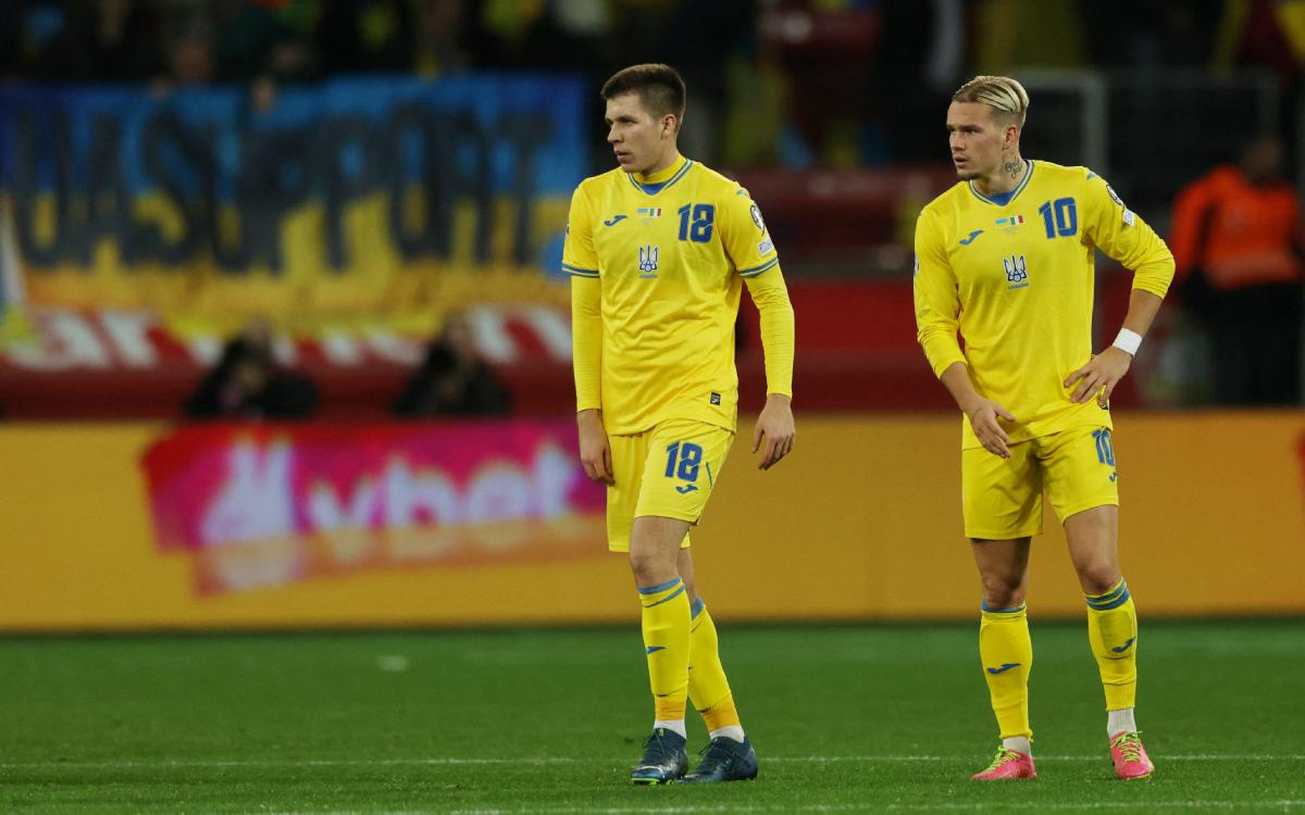 Стали известны соперники Украины по стыковым матчам за выход на Евро-2024