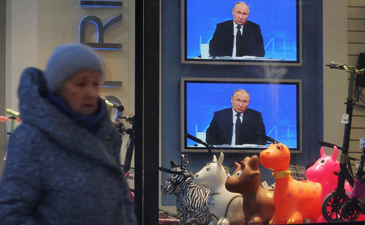 Mediascope раскрыл долю телезрителей прямой линии с Путиным