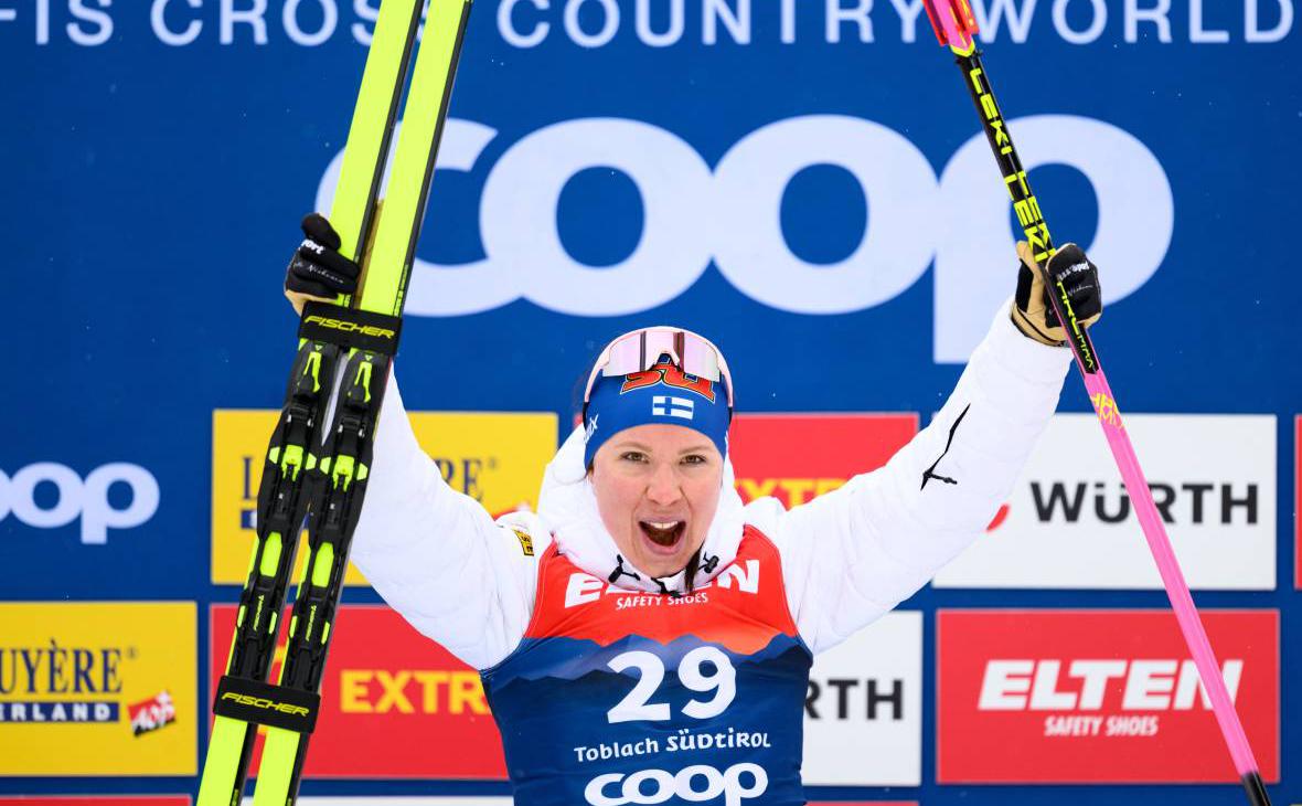 Финка Нисканен выиграла гонку с раздельным стартом на «Тур де Ски»