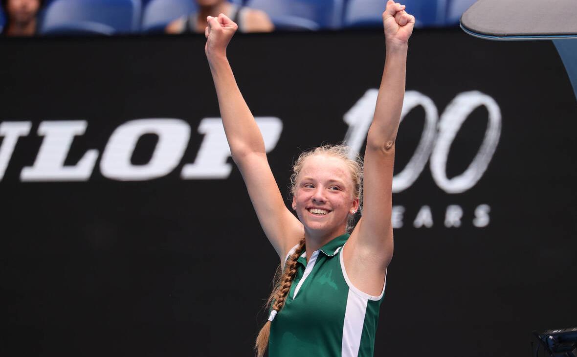 Россиянка в 16 лет выиграла дебютный матч в квалификации Australian Open
