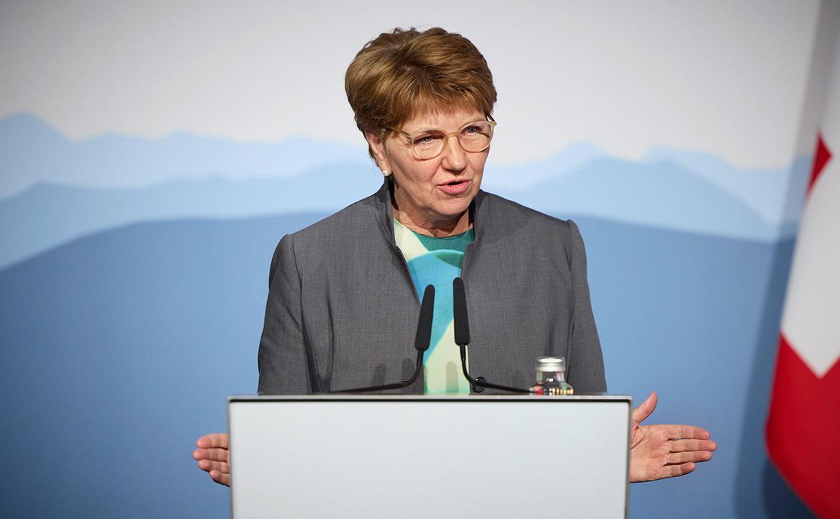 Президент Швейцарии анонсировала на 2024 год конференцию по Украине