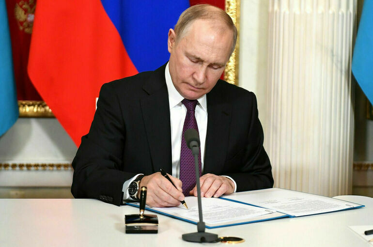 Путин подписал закон о праве работников транспортной безопасности сбивать дроны