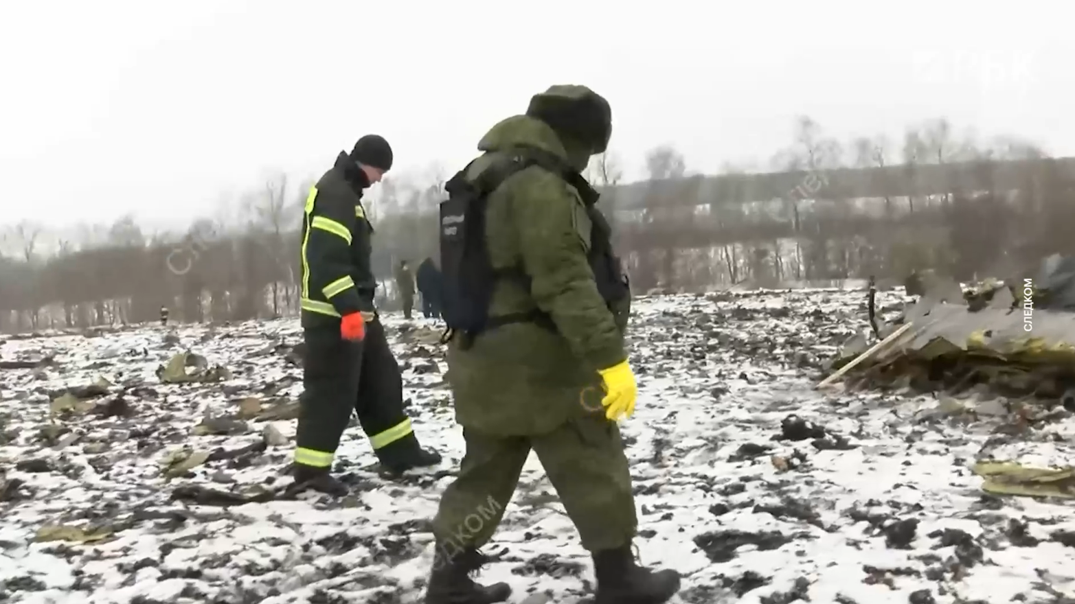Следователи идентифицировали тела погибших при крушении Ил-76