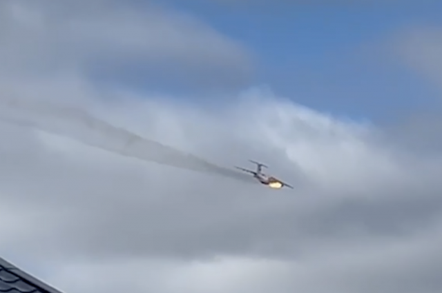Очевидец раскрыл подробности о падении самолета Ил-76 в Ивановской области