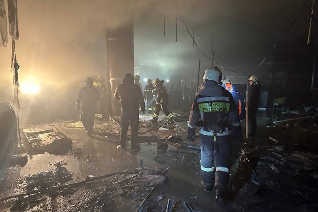 Площадь обрушения крыши «Крокуса» при пожаре составила 7 тысяч «квадратов»