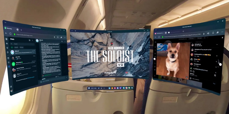 Meta✴ добавила VR-гарнитурам Quest 2 и 3 ещё одну функцию из Apple Vision Pro — режим «Путешествие»