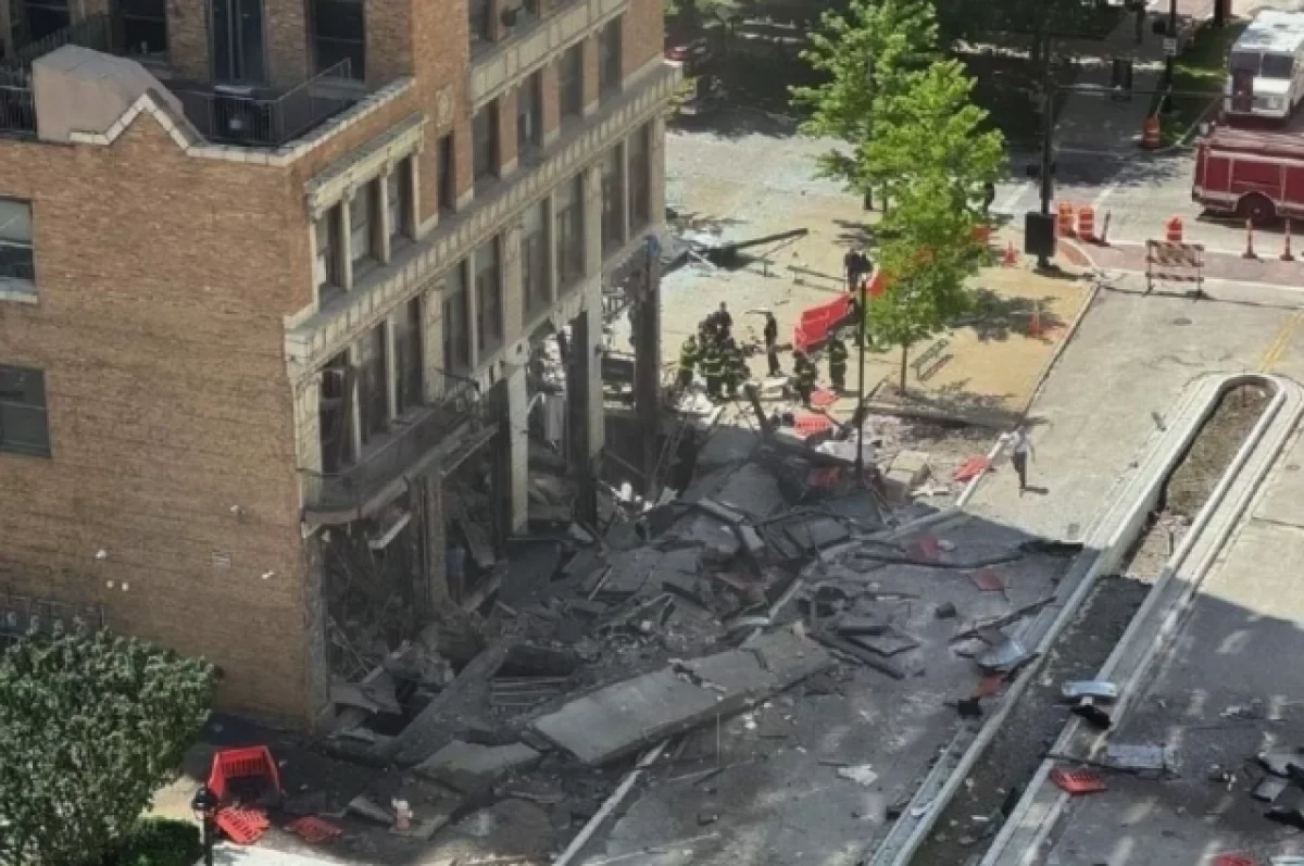 В США в здании банка прогремел взрыв из-за подземной утечки газа