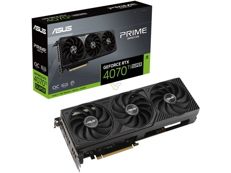 Asus выпустила GeForce RTX 4070 Ti Super Prime на графическом чипе от GeForce RTX 4090