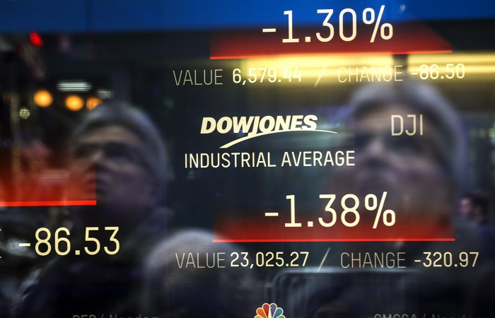 Dow Jones завершил торги в минусе