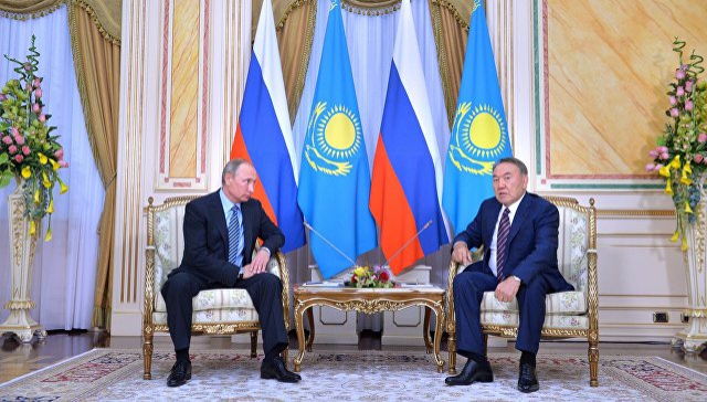 В Петербурге Путин встретится с Назарбаевым