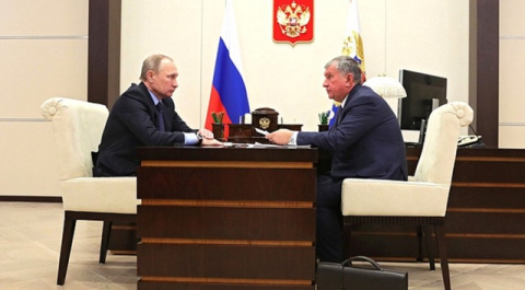 Сечин доложил Путину об итогах и планах "Роснефти"