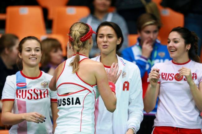 Российские теннисистки сыграют с Бельгией в Кубке Федерации