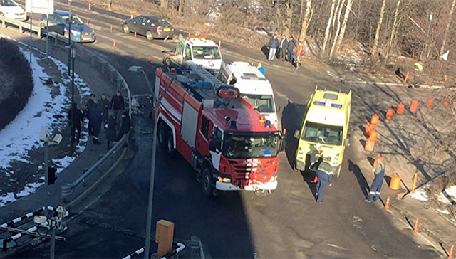 У аэропорта Домодедово пожарная машина сбила пешеходов, один человек погиб