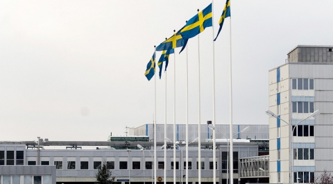 На заводе Volvo в Швеции произошел пожар