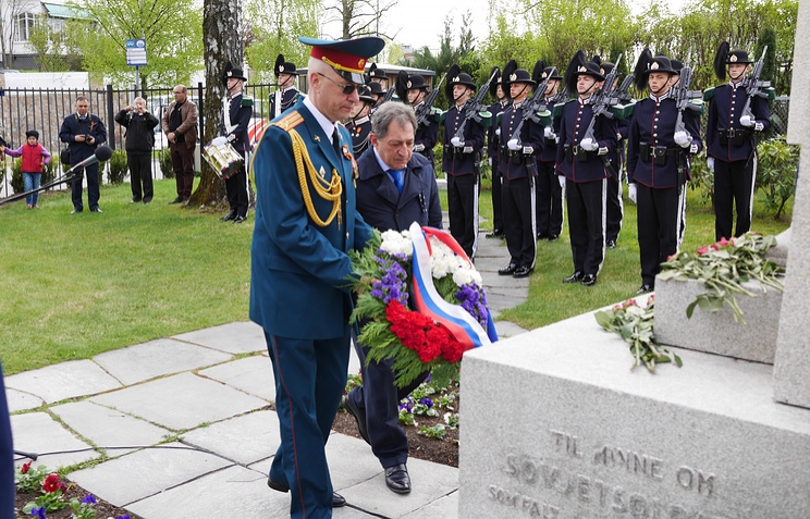В Осло почтили память советских солдат, погибших в годы Великой Отечественной войны