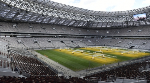 Пусконаладочные работы на стадионе «Лужники» в Москве завершили на 95%