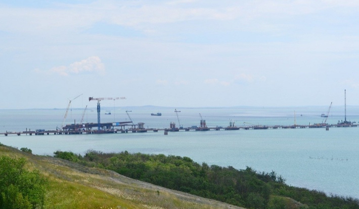 Стройка Крымского моста вышла на пиковую мощность