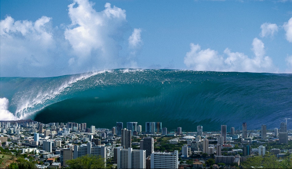 12 самых огромных волн в истории. Самые мощные цунами