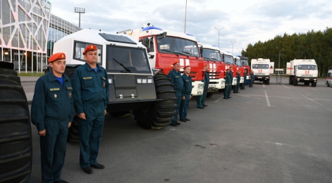 Татарстанским спасателям передана новая спецтехника