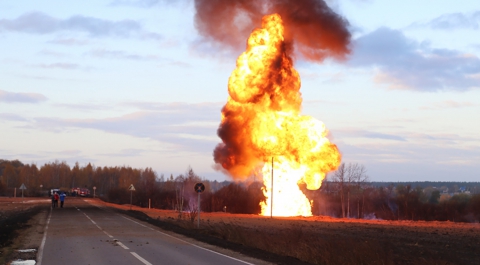 В МЧС сообщили о прорыве трубы газопровода в Подмосковье