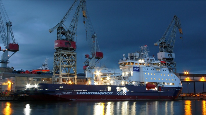 «Совкомфлот» получил многофункциональное судно ледового класса «Фёдор Ушаков»