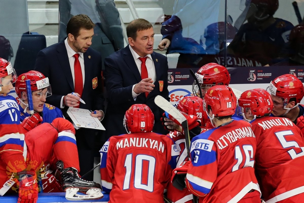 Сборная России проиграла США в 1/4 финала молодёжного чемпионата мира по хоккею