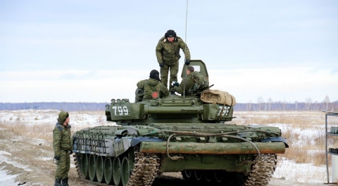 Таманскую дивизию перевооружили на модернизированные танки Т-72Б3