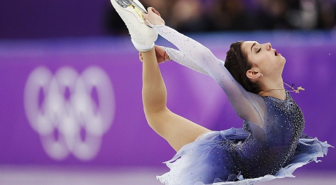 Россиянка Евгения Медведева установила новый мировой рекорд в короткой программе на Олимпиаде