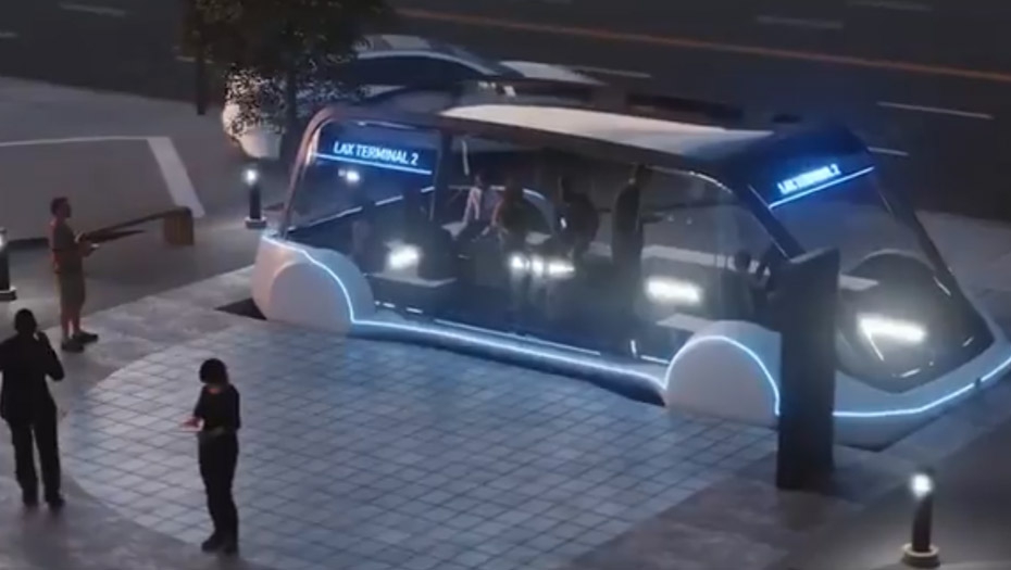 Илон Маск представил "метро будущего" – концепт подземного электробуса