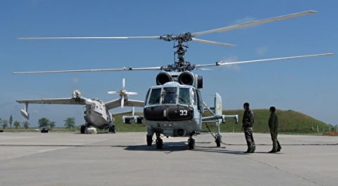 В Балтийском море потерпел крушение военный вертолет Ка-29. Найдено тело