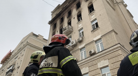 Число погибших в пожаре на Никитском бульваре возросло до семи человек