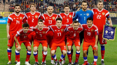 Сборная России добралась до 46-места в рейтинге ФИФА