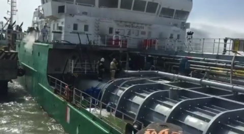 Возбуждено уголовное дело по факту гибели людей в результате происшествия на танкере в Махачкале
