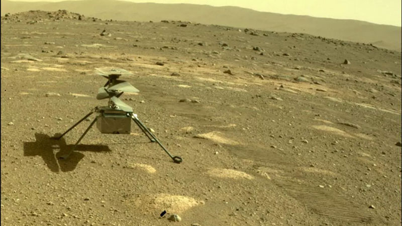 Марсианский вертолёт Ingenuity установил новый рекорд по дальности полёта на Марсе