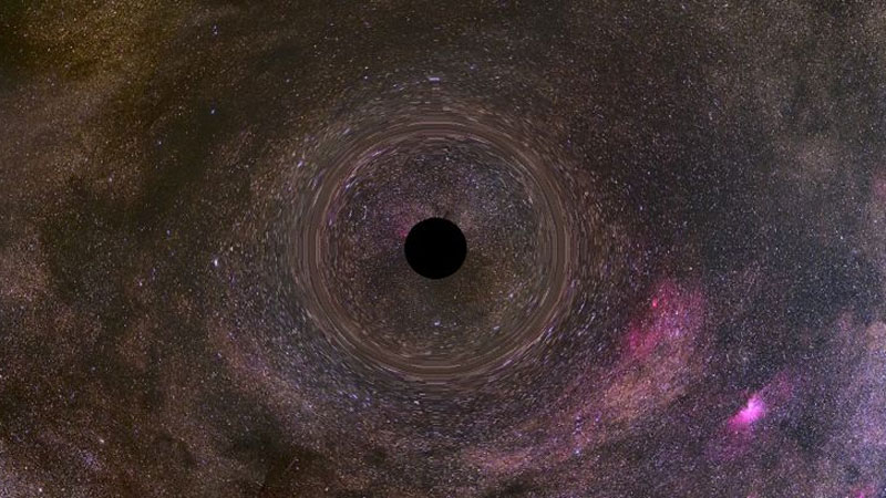 Чёрные дыры могут разгоняться до 10 % от скорости света, рассчитали учёные