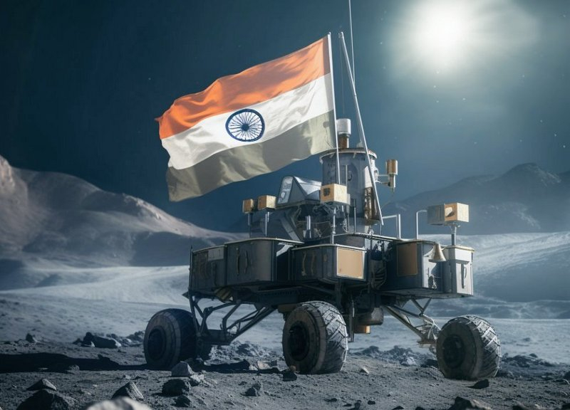 Индийский луноход «Прагьян» совершил первую поездку на Луне