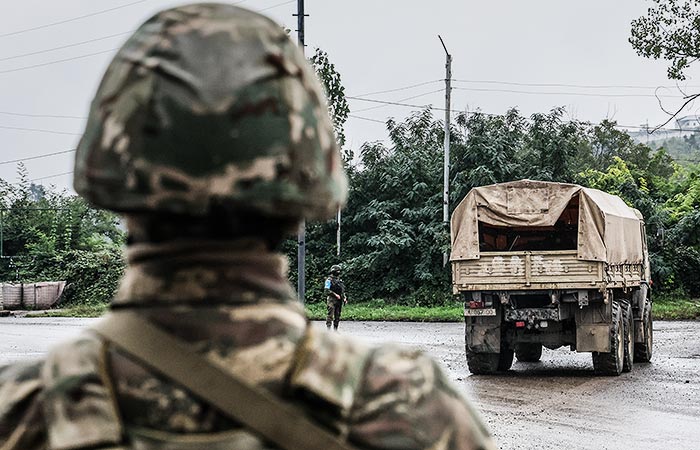 Вывод российских миротворцев из Карабаха не обсуждается