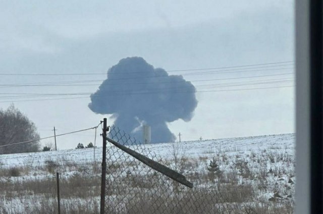 РЕН ТВ опубликовал видео с последними секундами полета сбитого Ил-76