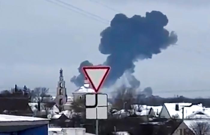 СКР возбудил дело о теракте в связи с поражением самолета Ил-76 под Белгородом
