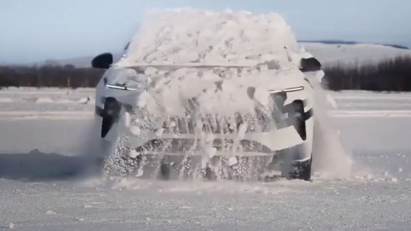 NIO показала, как электромобиль ET9 сам отряхивается от снега