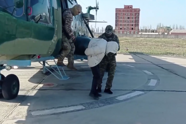 ФСБ показала видео задержания предполагаемых пособников теракта в «Крокусе»
