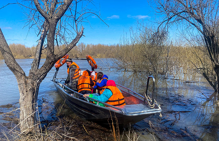 Вода в Ишиме в тюменском селе Ильинка опустится ниже опасной отметки 10 мая