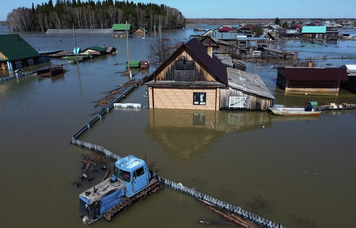 Уровень воды в Ишиме в Тюменской области снизился за сутки до 9 см