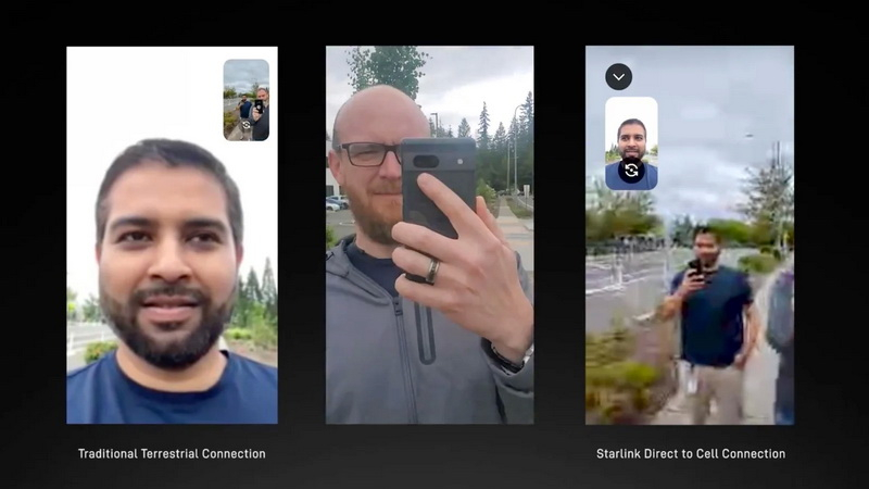 SpaceX показала первый видеозвонок с помощью обычного смартфона через спутник Starlink