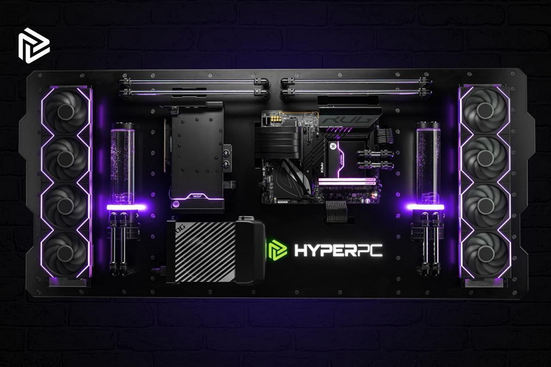 Российская компания HyperPC выпустила настенный игровой ПК Wall — на Core i9-14900KF и RTX 4090