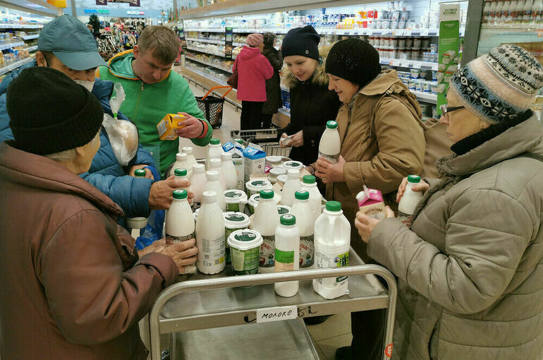 В России за неделю сильнее всего подорожали молочные продукты